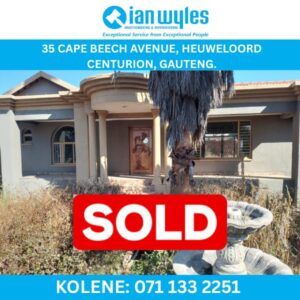 35 CAPE BEECH AVENUE, HEUWELOORD , CENTURION , GAUTENG