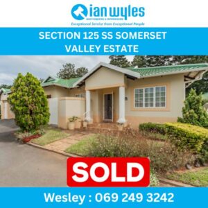 SECTION 125 SOMERSET VALLEY ESTATE, 21 HAMBRIDGE AVENUE, SOMERSET PARK